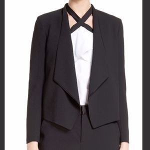 Alice + Olivia Draped Shawl Collar Blazer